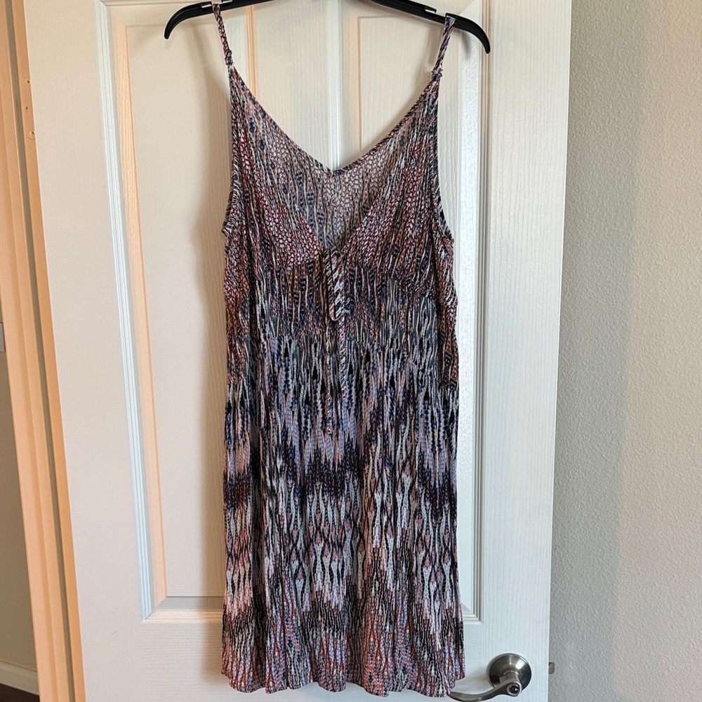 Cupshe Sleeveless Printed V-Neck Slip Dress Multicolor